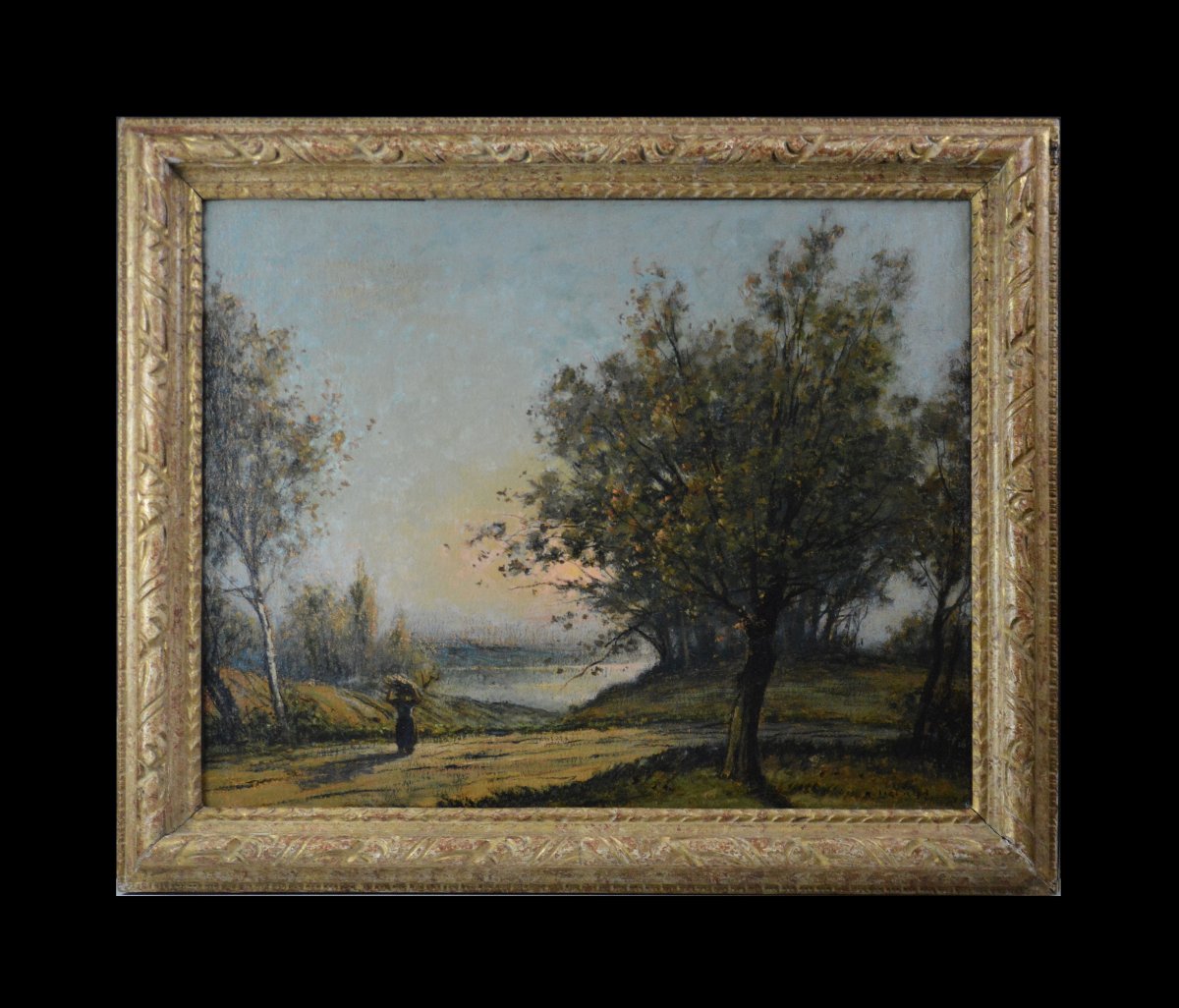 René Ligeron 1880-1946. " Étang de la Vallière."-photo-2