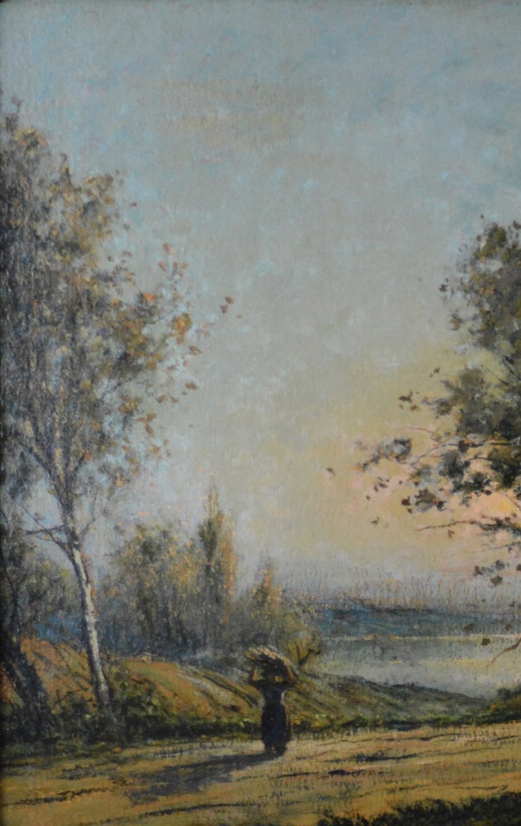 René Ligeron 1880-1946. " Étang de la Vallière."-photo-1
