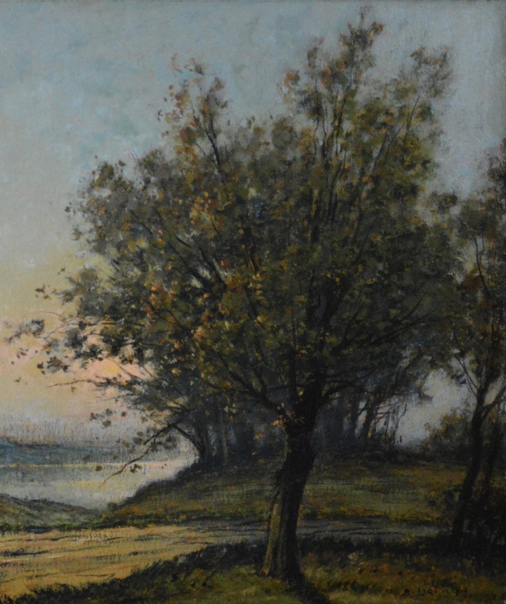 René Ligeron 1880-1946. " Étang de la Vallière."-photo-2