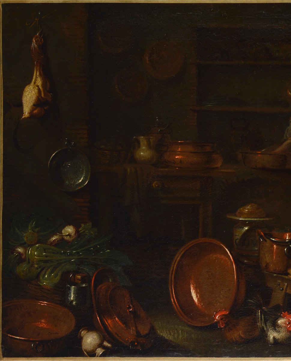 Gian Domenico Valentino, 1638–1715. “kitchen Interior.”-photo-1