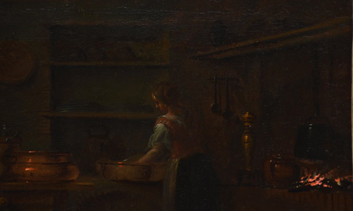 Gian Domenico Valentino, 1638–1715. “kitchen Interior.”-photo-5