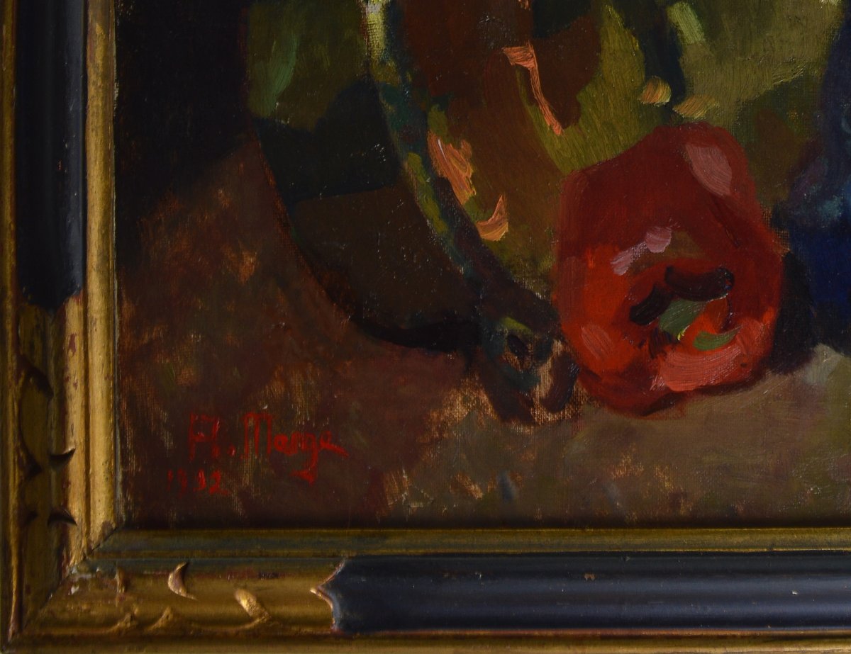 Adolfo de Alvim Menge (Attribué à), (1880-1967) École Espagnole. “Nature Morte.”-photo-4