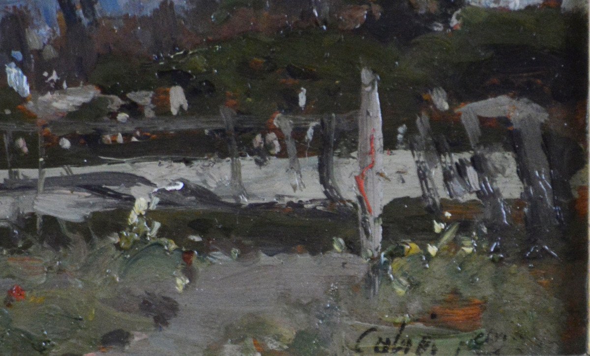 Louis-Alexandre Cabié 1853-1939. "Jardin potager."-photo-3