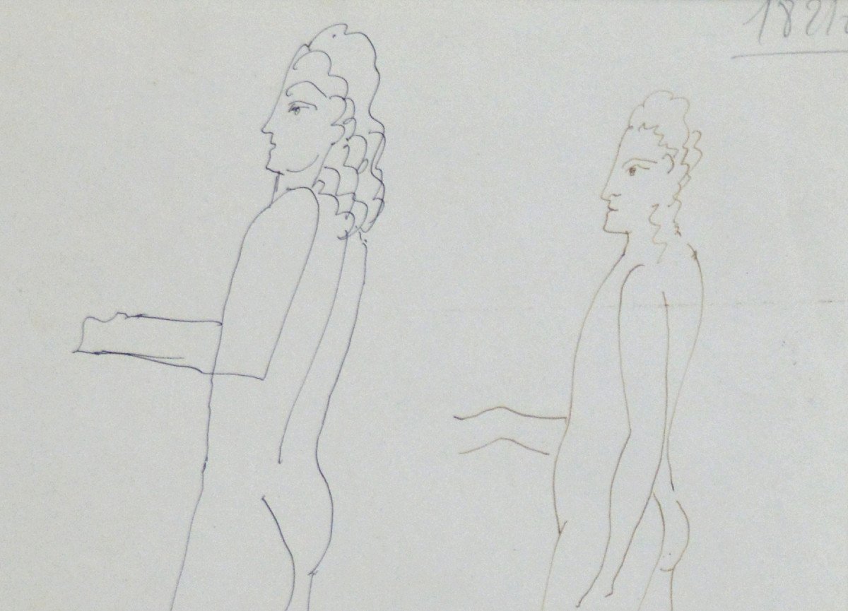 André Derain 1880-1954. "Nues et personnage."-photo-4