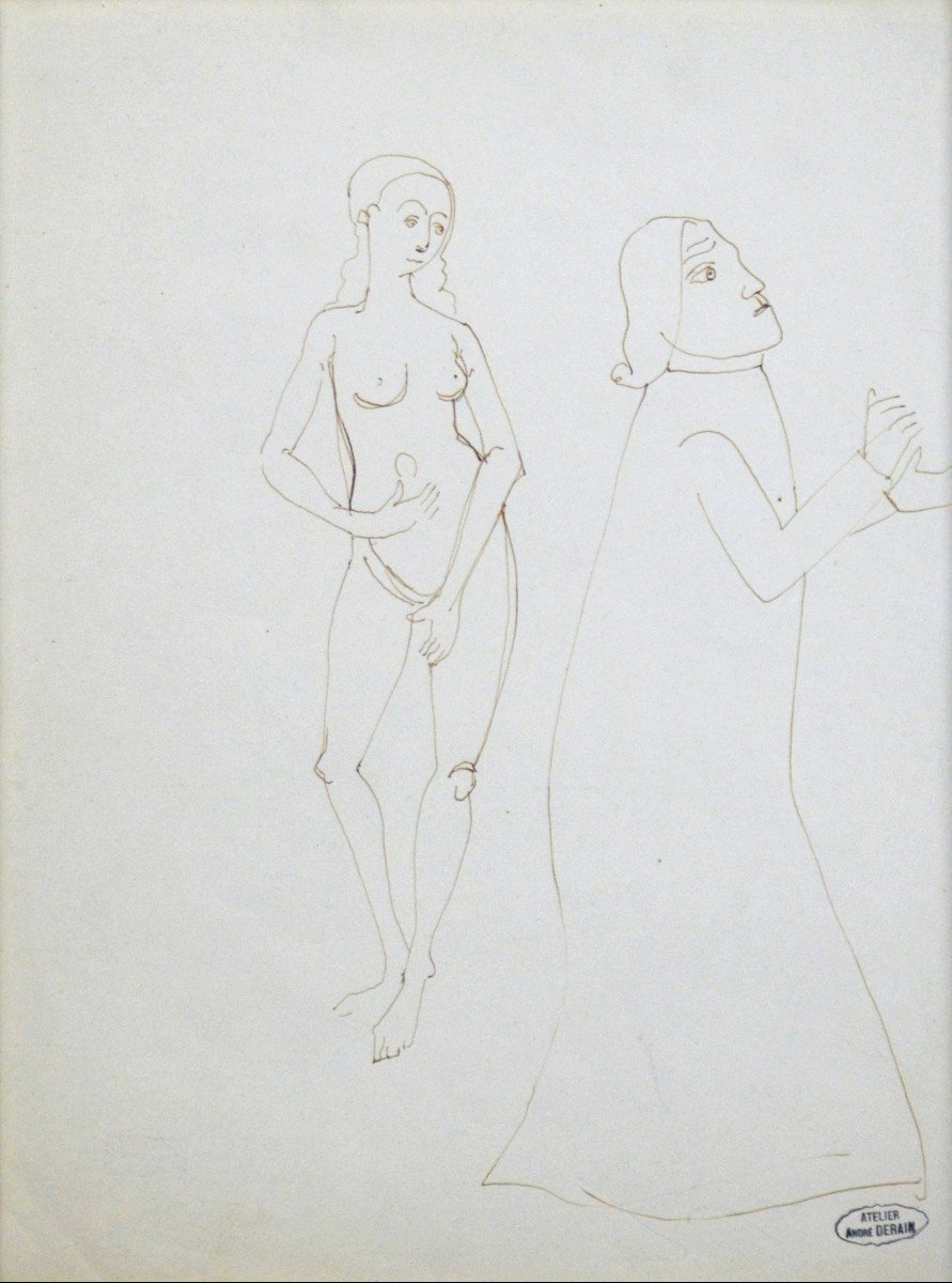 André Derain 1880-1954. "Nues et personnage."