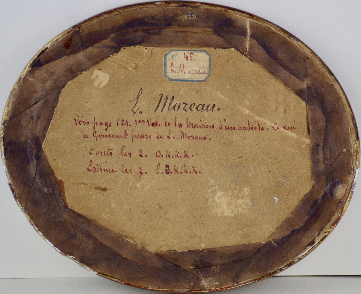 Louis Gabriel Moreau 1740-1806. "countryside."-photo-3