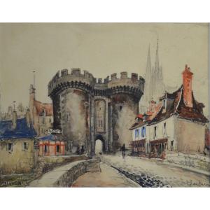 Frank Will 1900-1951. "the Guillaume Gate In Chartres."