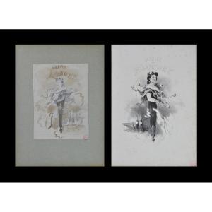 Alfred Grévin 1827-1892.  " La reine des ..."