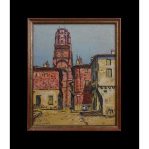 René Ligeron 1880-1946. "La cathédrale Sainte Cécile à Albi."