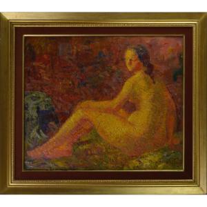 Luc Lafnet 1899-1939. "nude Of A Woman."