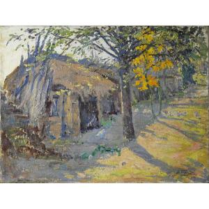 Alphonse Henri Mazard 1865-1939. "Effet de lumière."