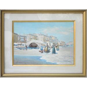 Sembach 1854-1898. École Allemande "Vue de Venise."