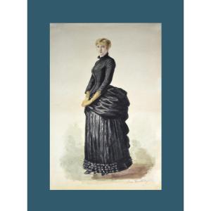 Anna Formstecher (1848- ?). "Élégante."