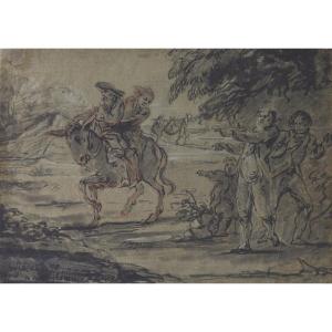 Jean Baptiste De Coulom, 1670–1735. “the Miller, The Son, And The Donkey,” Based On A Fable By La Fontaine