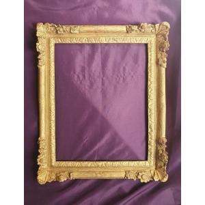 Golden Wooden Frame In Louis XIV Style 19th (ref: C23 0011)