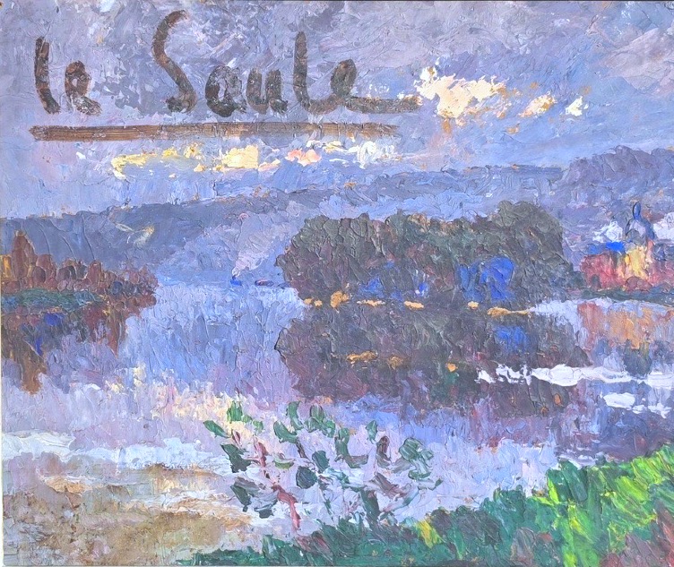 Péniche sur la Seine (René Sautin 1881-1968)-photo-4