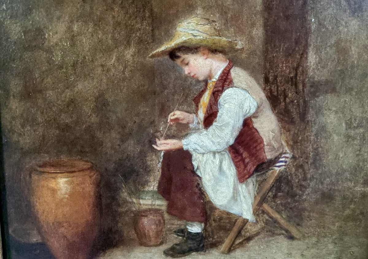 Le jeune Laveur de Pinceaux (Richet 1861)