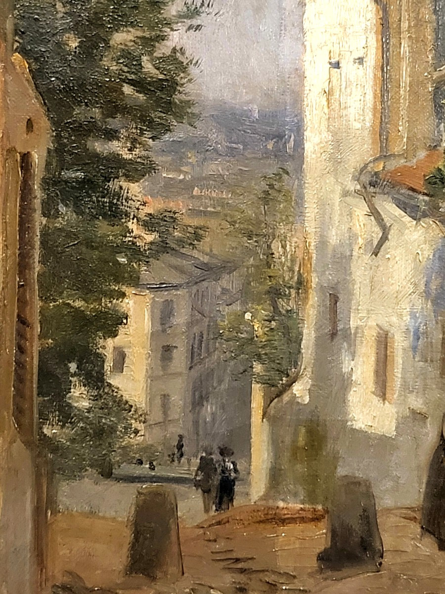 Montmartre la maison de Mimi Pinson Par Henri Vignet