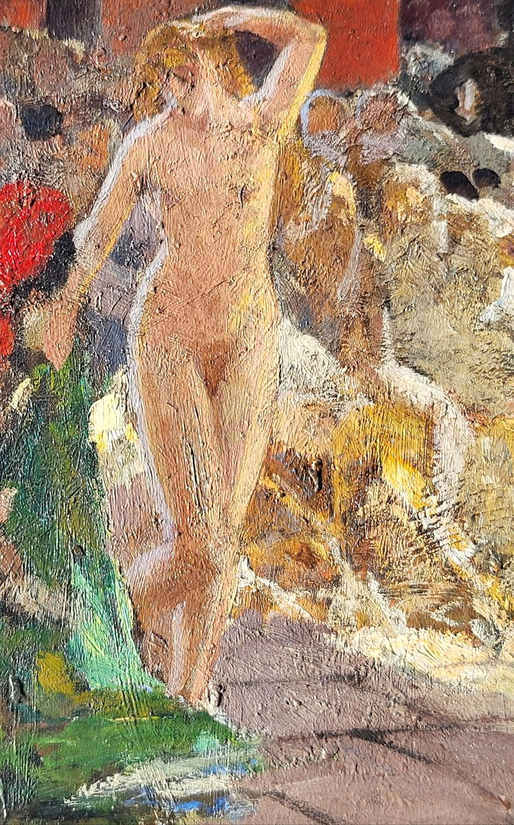 Le Marché Aux Esclaves (Henri Paul Royer 1869-1938)-photo-2