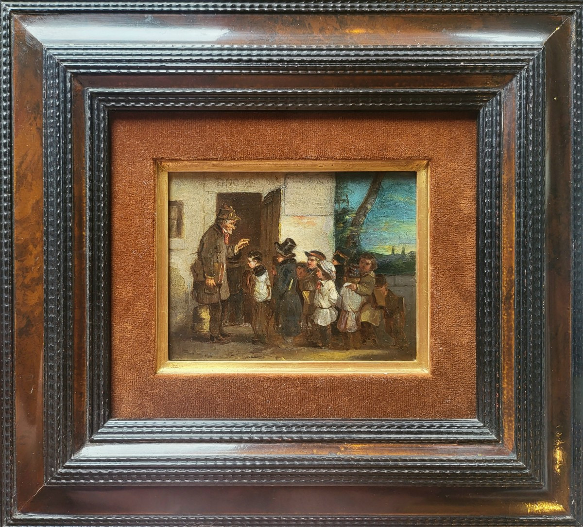 Ecole Francaise XIXe Siècle  Instituteur Pomard