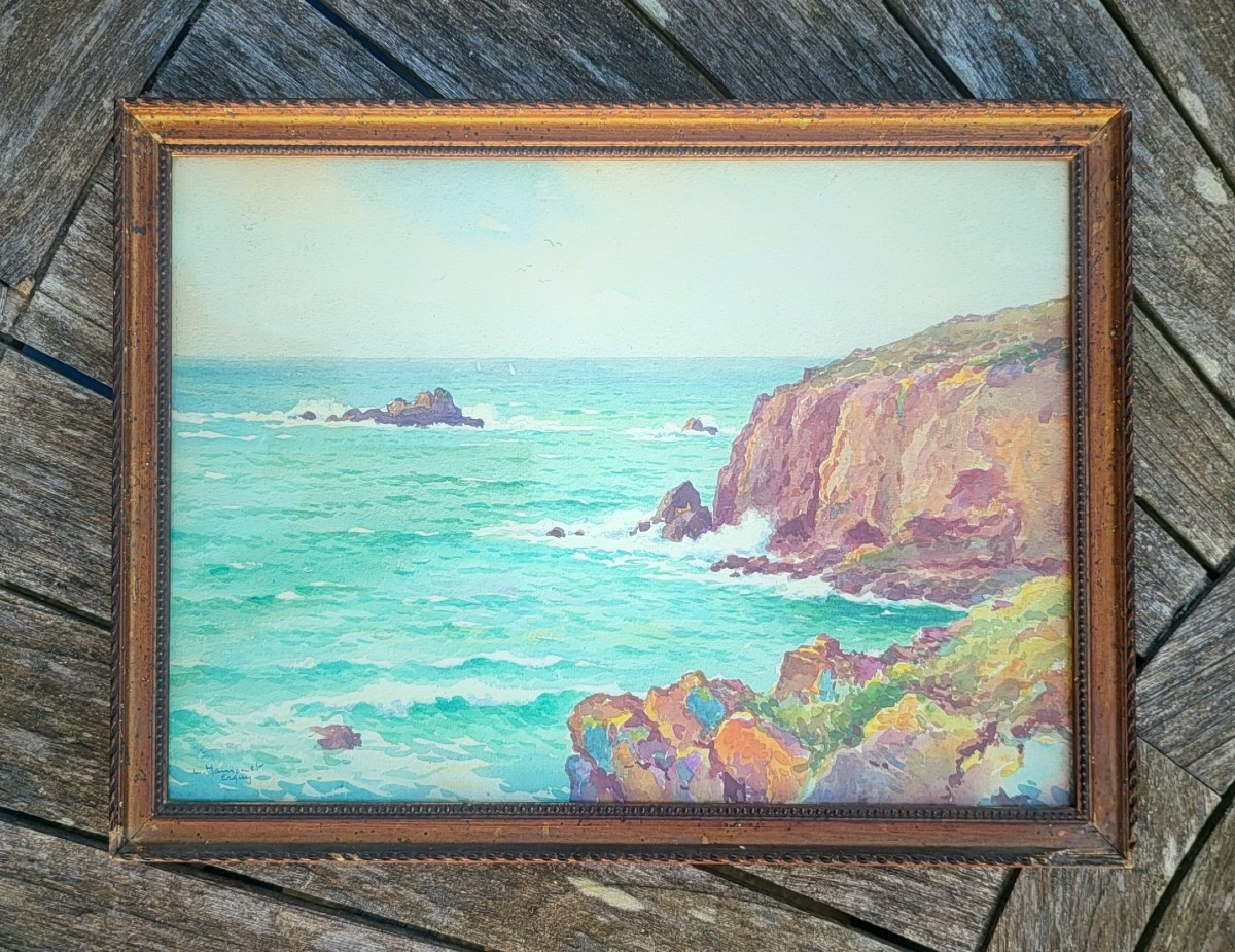 The Erquy Coast Léon Hamonet (1877-1953)-photo-2