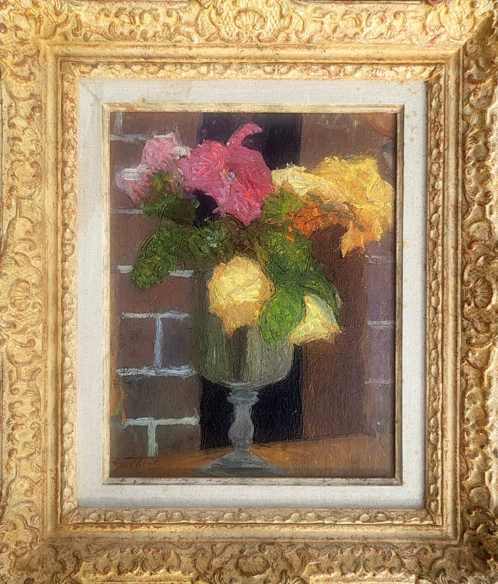 Peonies And Lilacs Narcisse Guilbert (1867-1942)