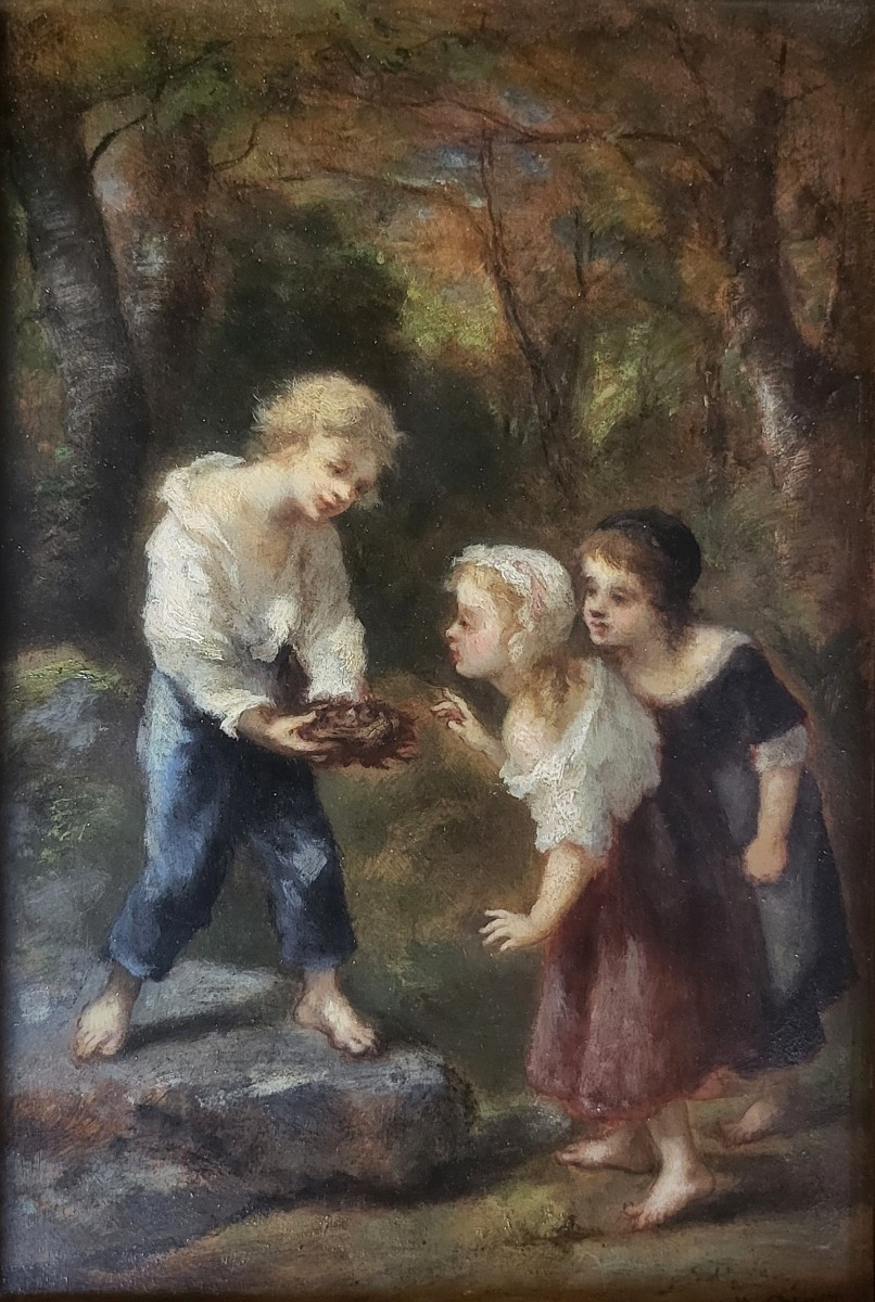 Le dénicheur par Narcisse Diaz de la Peña (1807-1876)