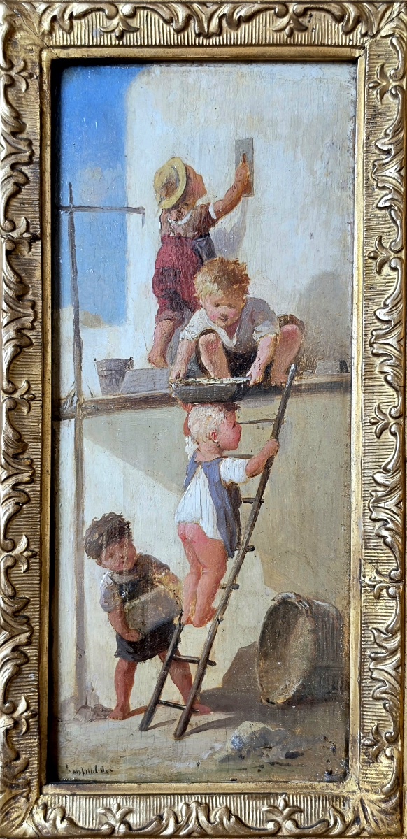 *the Young Masons* By François Louis Lanfant Of Metz (1814–1892)-photo-2