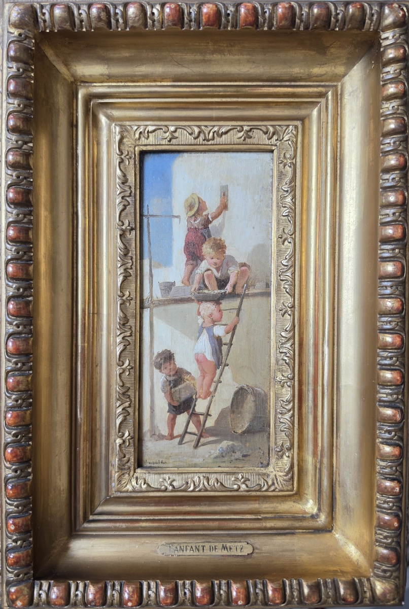 *the Young Masons* By François Louis Lanfant Of Metz (1814–1892)