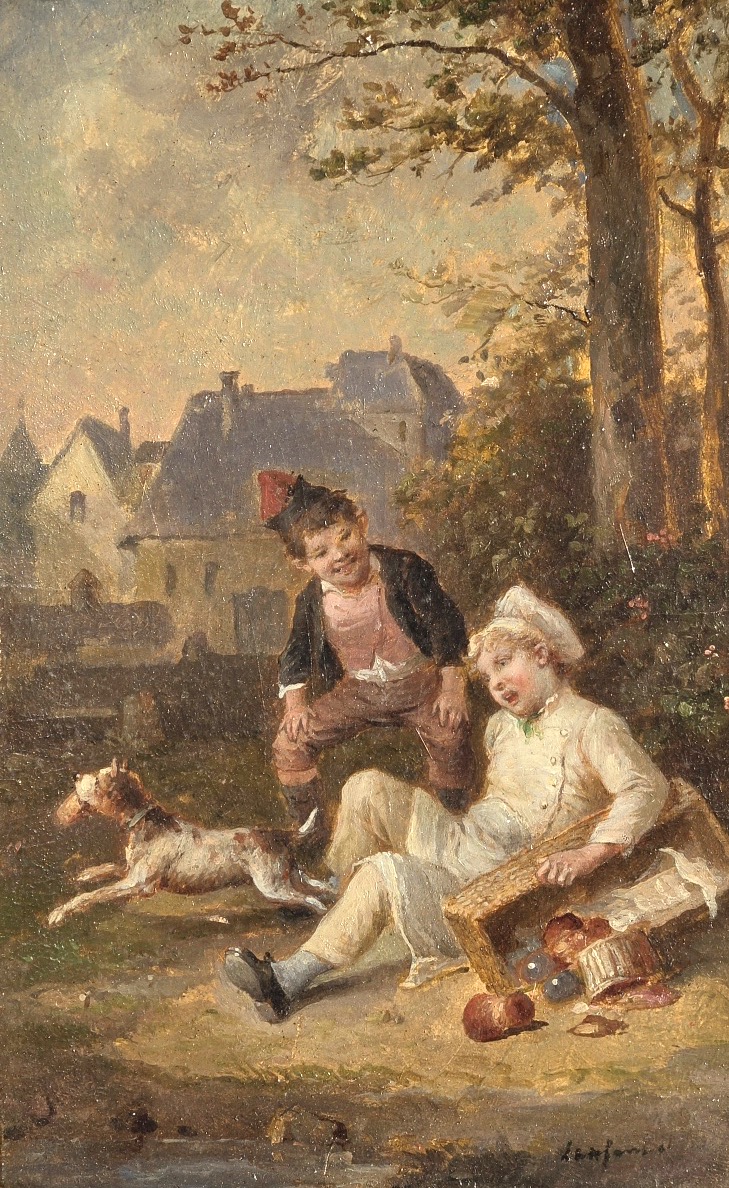 "the Pickpocket" By François-louis Lanfant De Metz (1814–1892)-photo-2