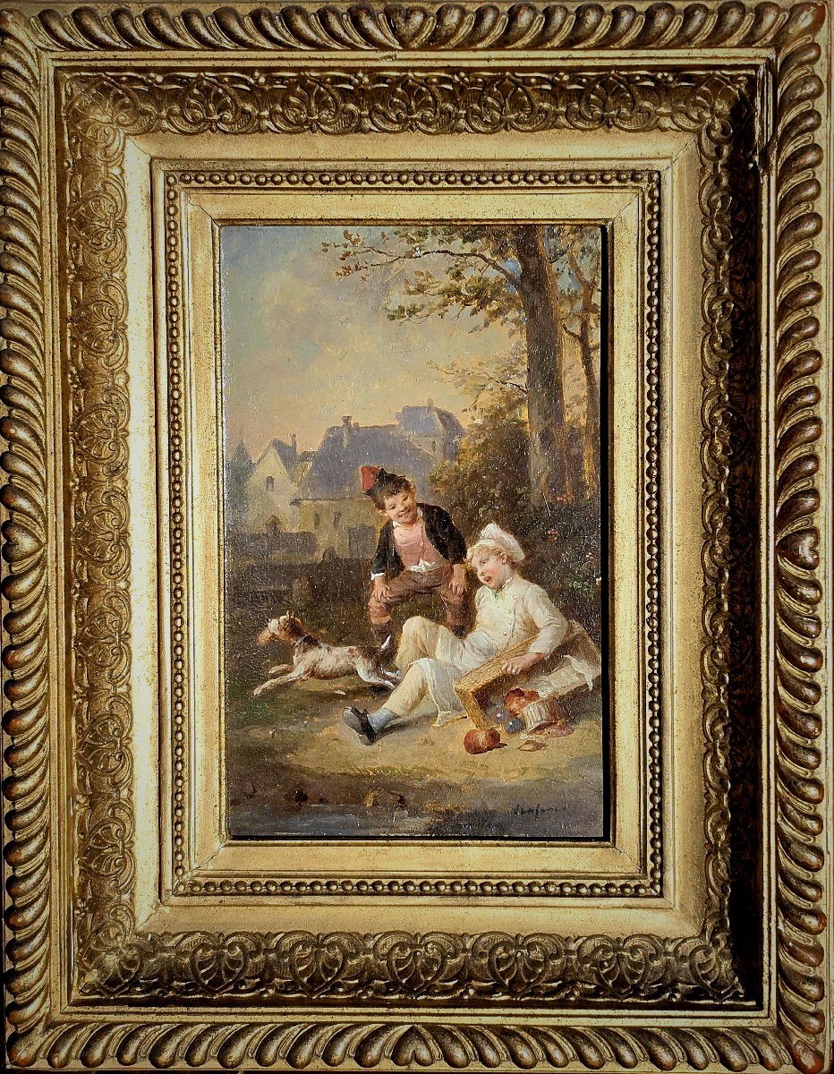 "the Pickpocket" By François-louis Lanfant De Metz (1814–1892)