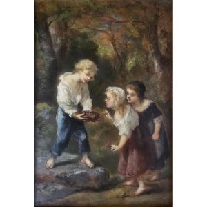 Le dénicheur par Narcisse Diaz de la Peña (1807-1876)