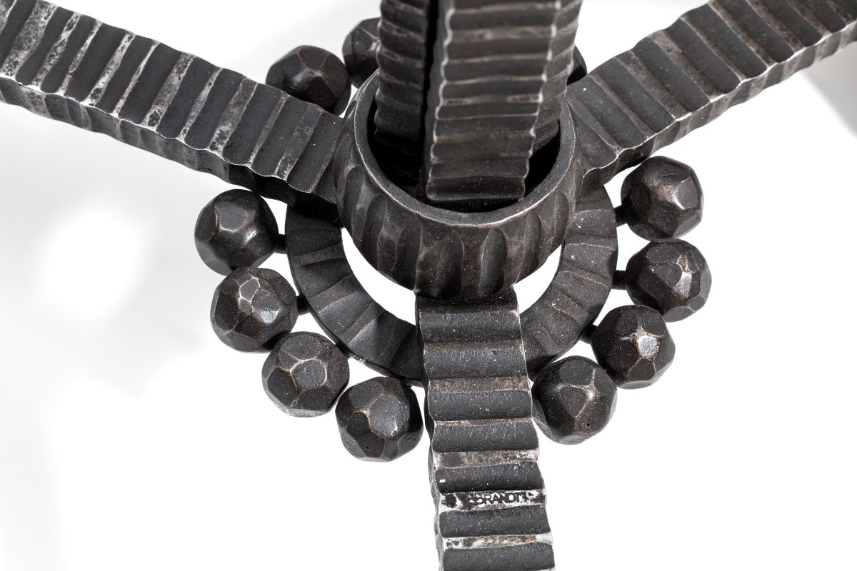 Superb Art Deco Floor Lamp By Edgar Brandt-photo-4