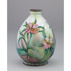 Enamel Flower Vase