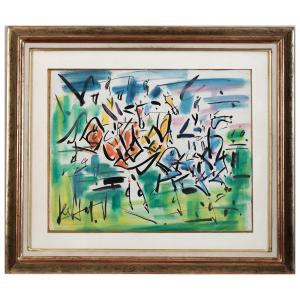 "horse Race" By Gen Paul ( 1895 -1975)