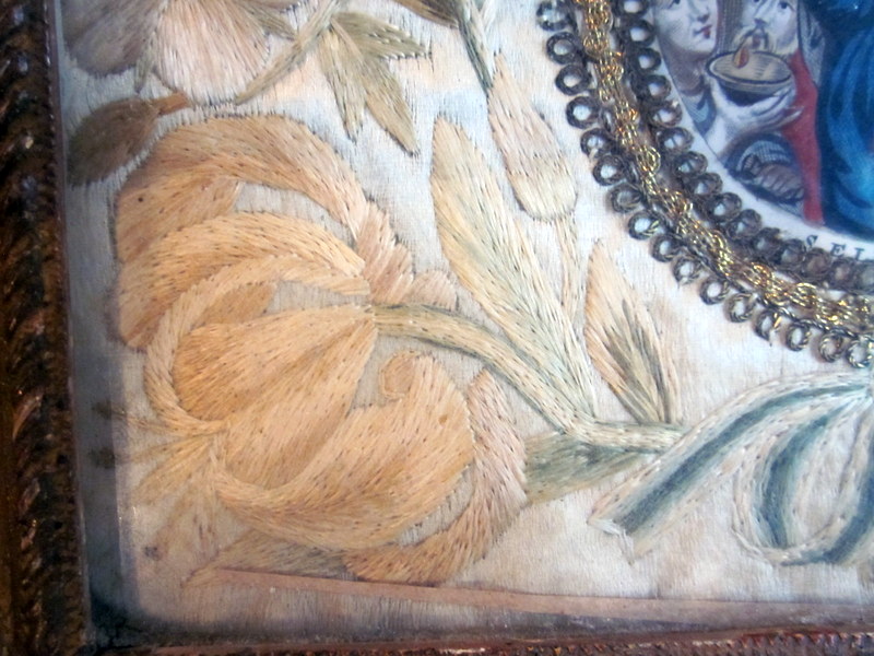 Embroidery Needle Miniature Velin Ste élisabeth 18th-photo-3