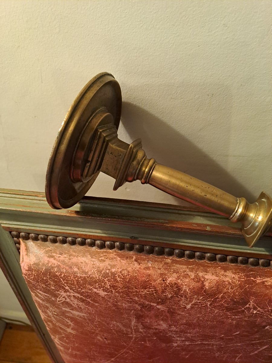 Bougeoir  en bronze  Berry  époque Henri II  16e siècle -photo-4