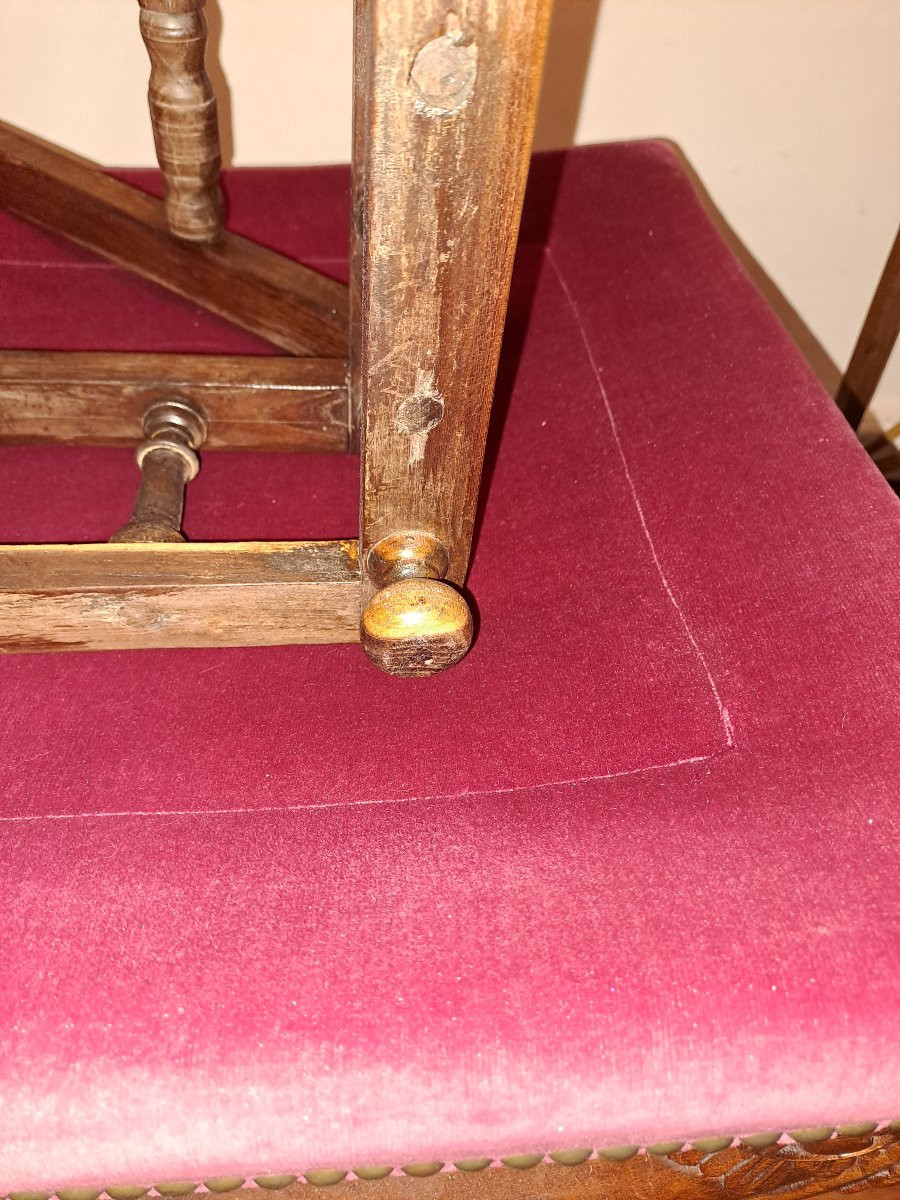 Rarissime lutrin de table en bois de gaiac   époque  18e siècle -photo-4