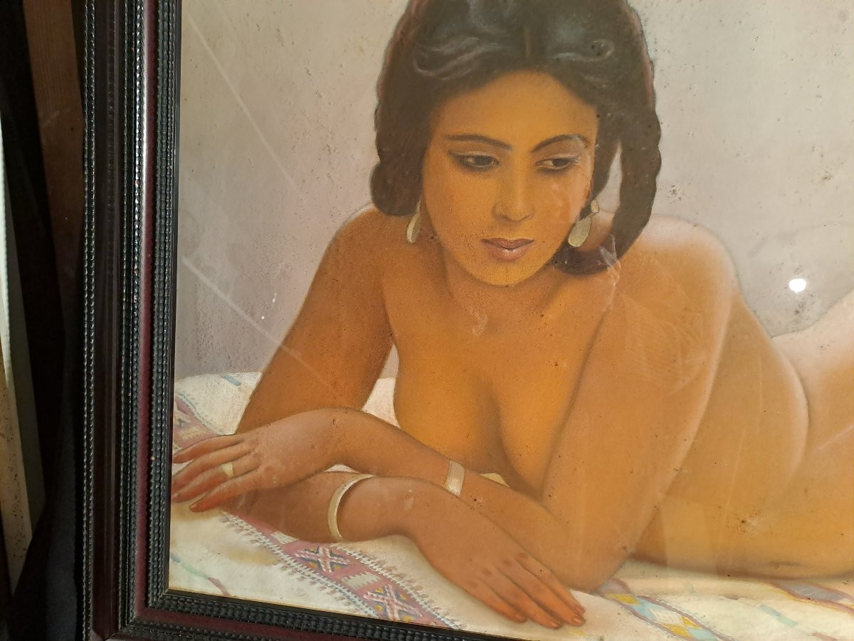 René  Martin portrait de femme marocaine  dévêtue -photo-2