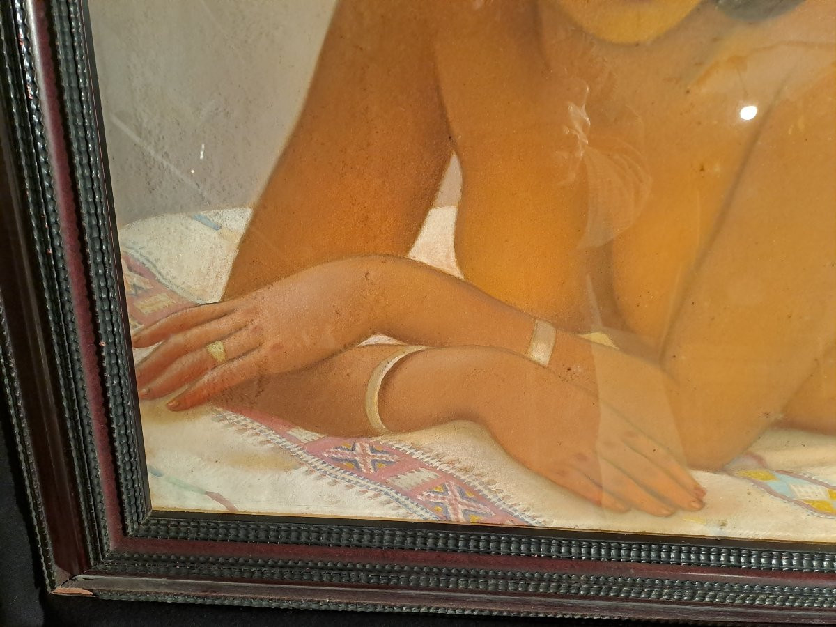 René  Martin portrait de femme marocaine  dévêtue -photo-3