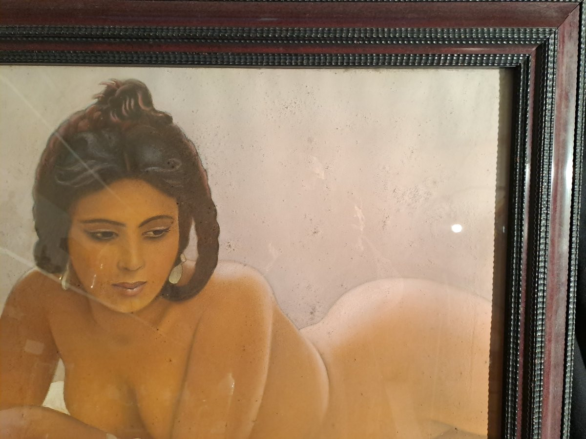 René  Martin portrait de femme marocaine  dévêtue -photo-2