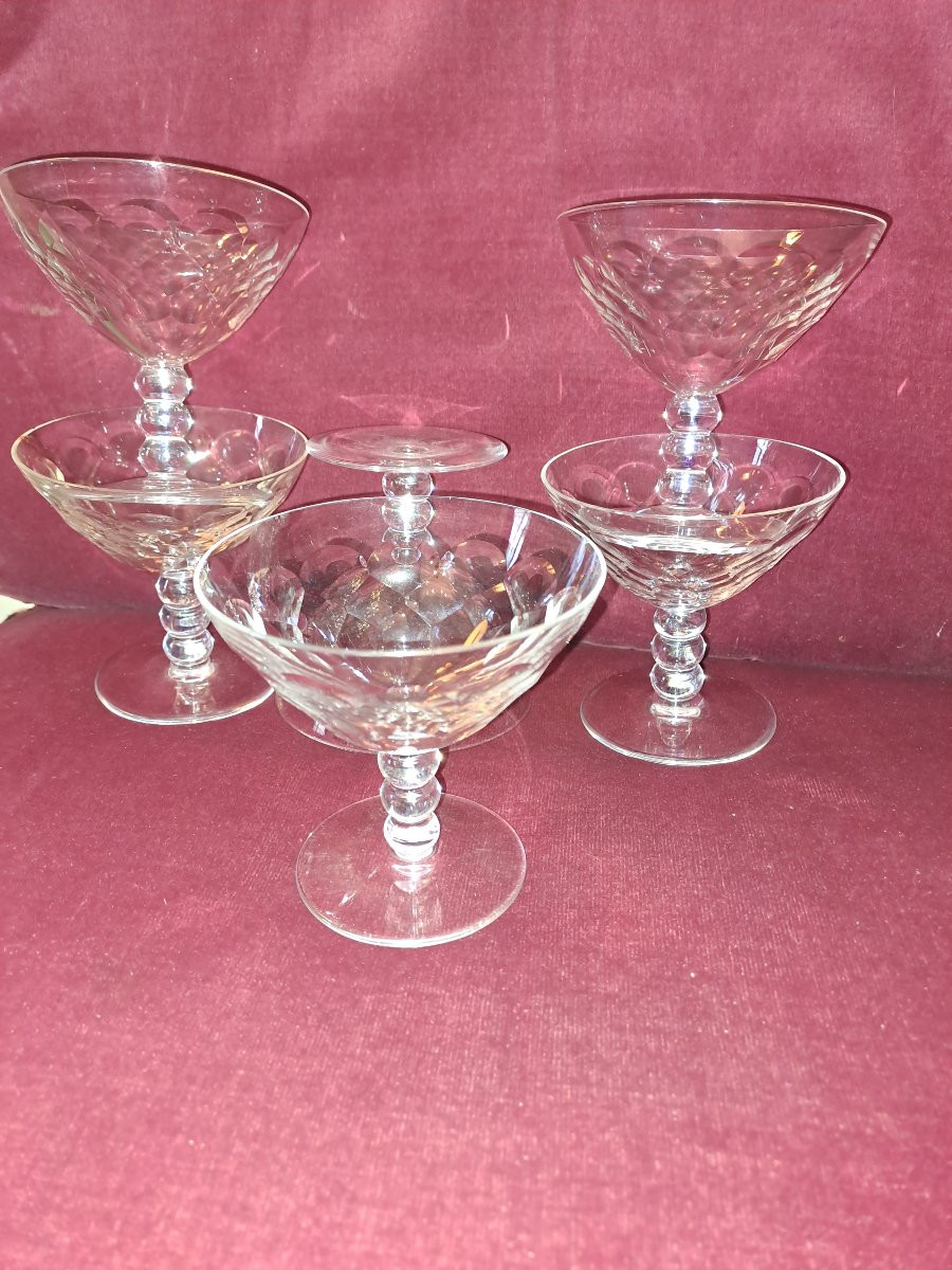 Baccarat 6 Champagne Coupes, Saint Helier-photo-3