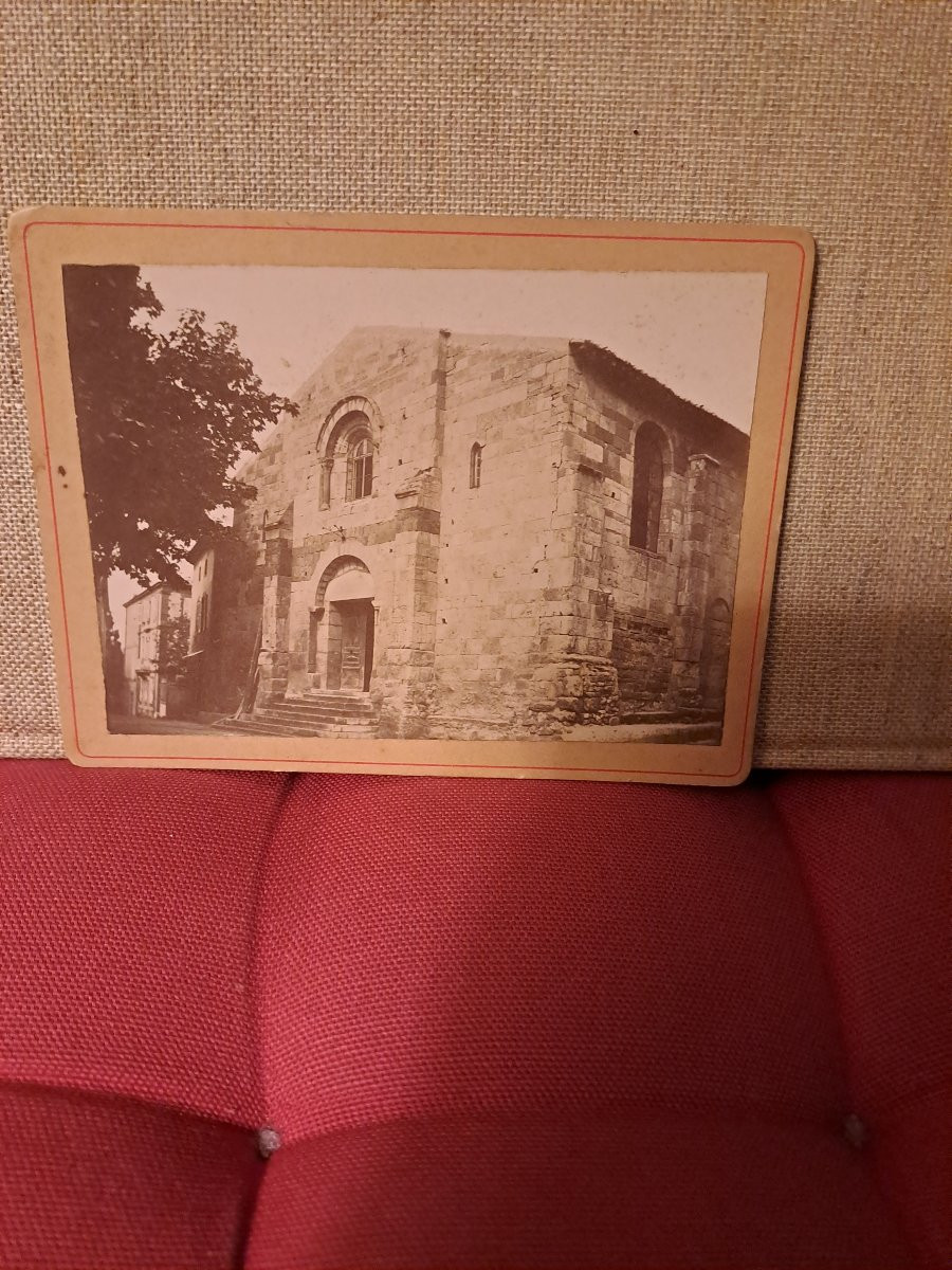 3 photographies Beaumont les Valence Drome  tirage papier albuminé 19e siècle -photo-4