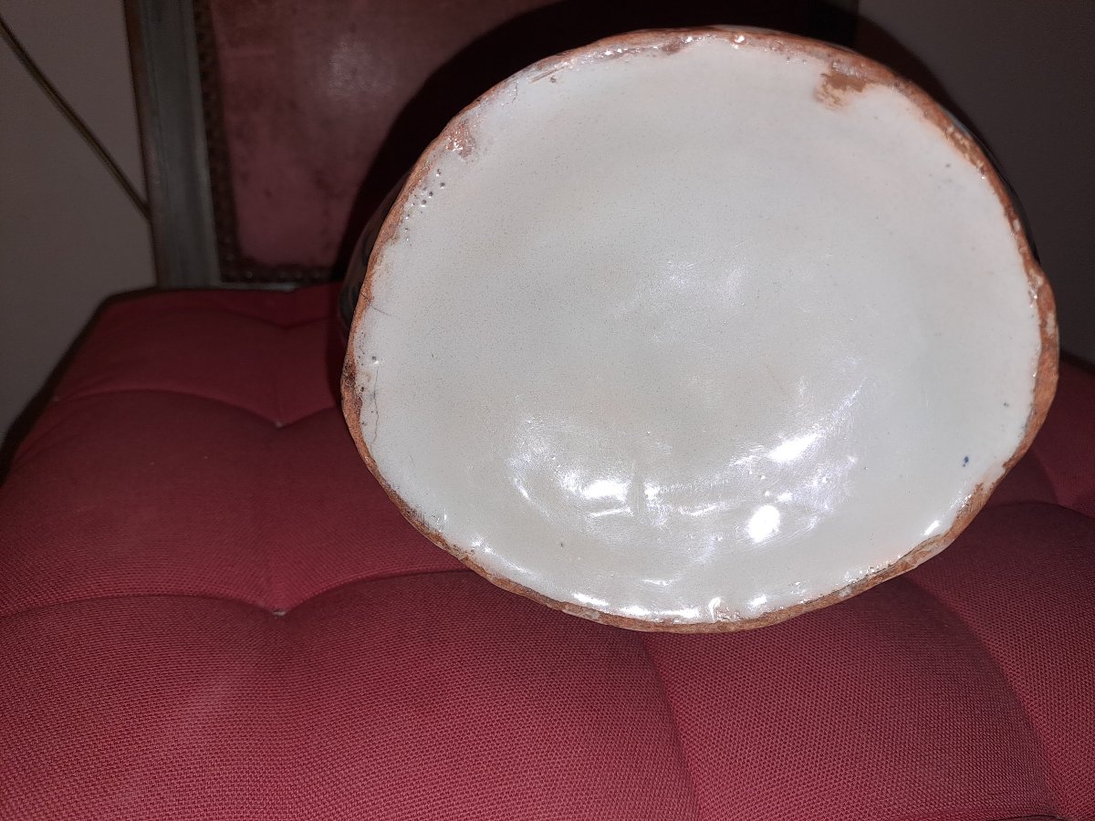Rare Polychrome Nevers Flask-photo-3