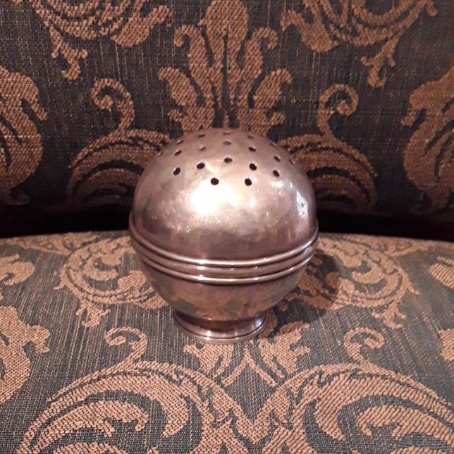 Riom Auvergne Sponge Ball In Sterling Silver 1785