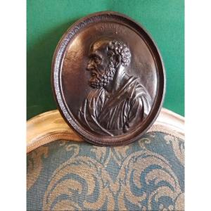 Saint Pierre Cast Iron Medal Early 19th Century 