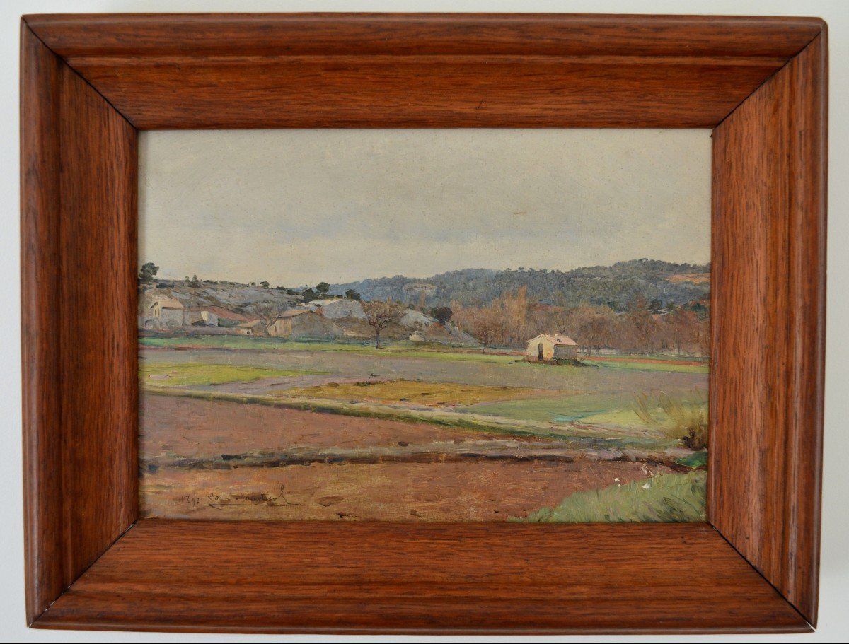 Gautier Louis (1855-1947) "countryside In Aix En Provence, 1897" Cezanne France Ducros-photo-2