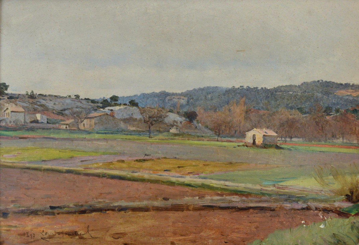 Gautier Louis (1855-1947) "countryside In Aix En Provence, 1897" Cezanne France Ducros