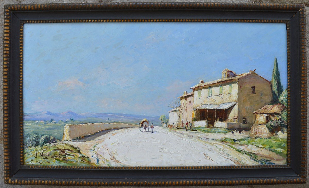 Hurard Joseph (1887-1956)"the Road From Avignon To Les Angles" Avignon Provence France Grivolas-photo-1