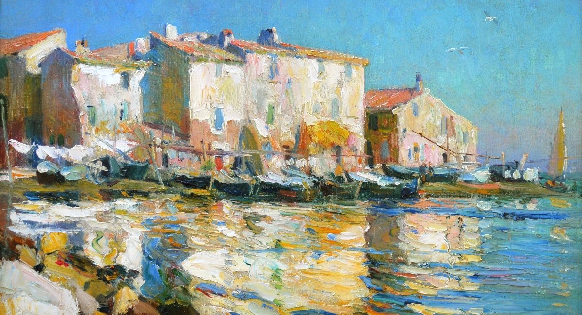 MONTAGNE Louis (1879-1960)"Pointe  du Brescon, Martigues" Avignon Provence Marseille Montagné-photo-2